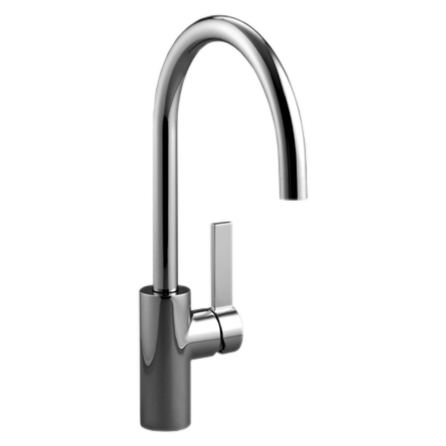 Mélangeur d'évier TARA ULTRA
S 200 mm, goulot orientable
poignée à levier à droite
groupe acoustique I