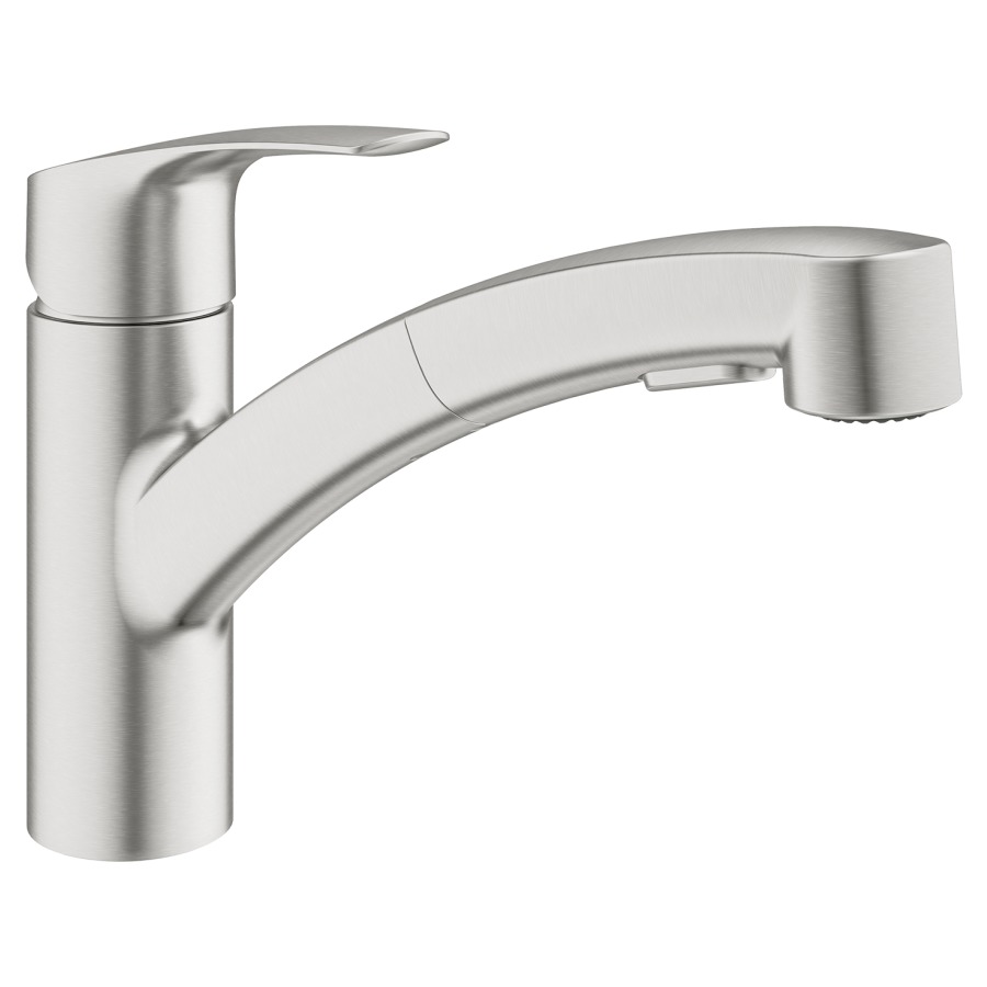 Mélangeur d'évier EUROSMART
S 227 mm goulot orientable
douche extensible
