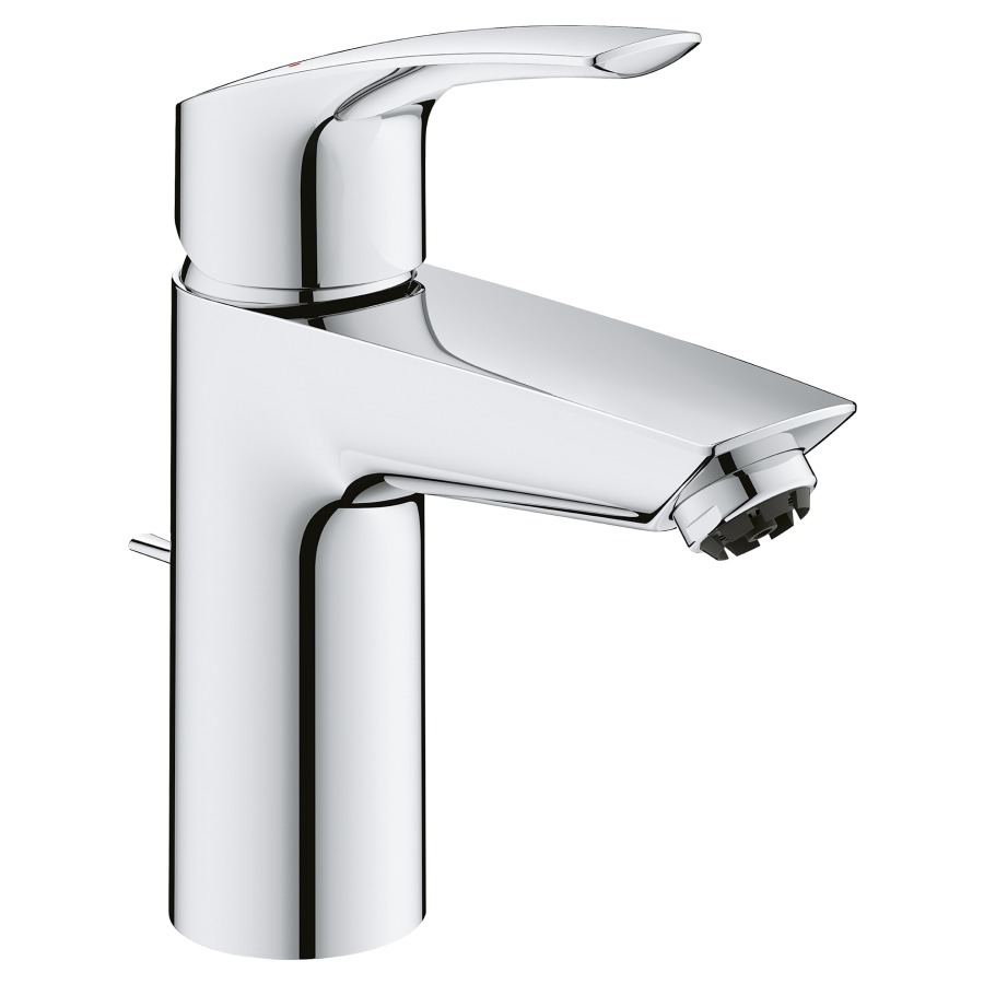 Mélangeur de lavabo EUROSMART
S-Size, S 122 mm
goulot fixe, vidage
excentrique, pour boiler
à basse pression