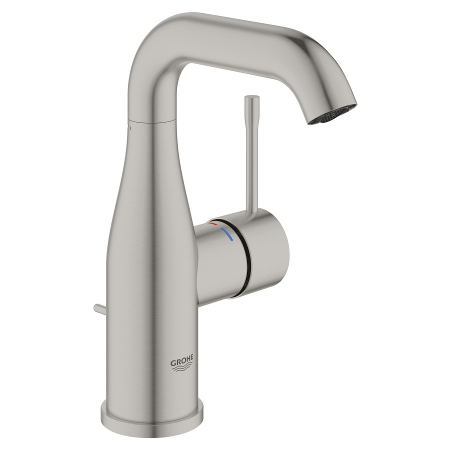 Mélangeur de lavabo
ESSENCE NEW M-SIZE
S 114 mm, goulot orientable
vidage excentrique