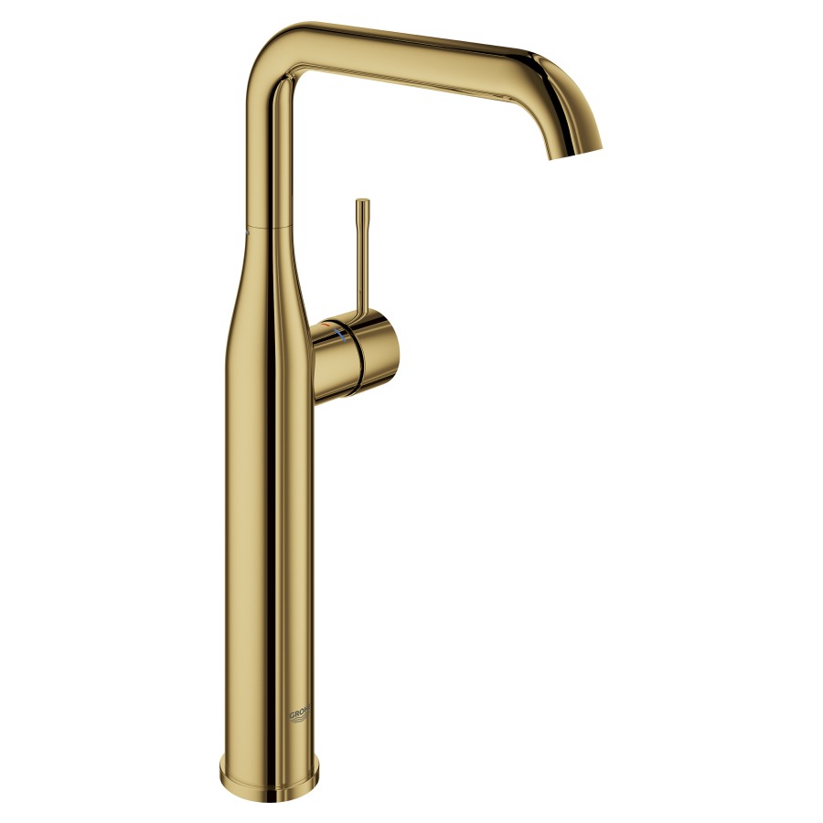 Mélangeur de lavabo
ESSENCE NEW XL-SIZE
S 179 mm, goulot orientable
haute colonne
H jusqu'à aérateur 322 mm
H totale 364 mm, sans vidage