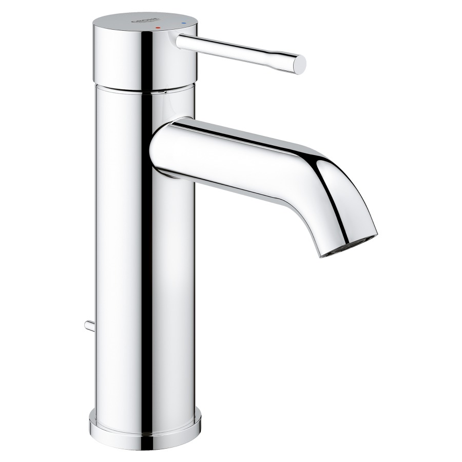 Mélangeur de lavabo
ESSENCE NEW S-SIZE
S 116 mm, goulot fixe
vidage excentrique