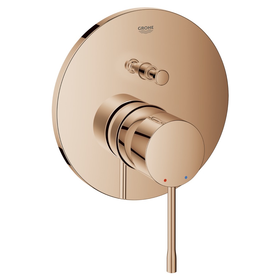 Mélangeur de bain ESSENCE NEW
UP, set de montage final
rosace D 158 mm, sans corps
à encastrer 756 040