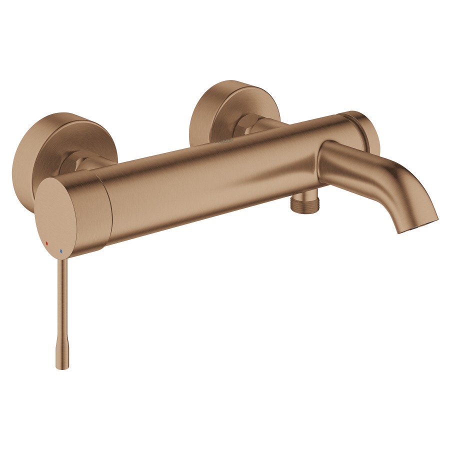 Mélangeur de bain ESSENCE NEW
E 150 mm, raccords S
1/2" x 3/4" cachés
sans douche