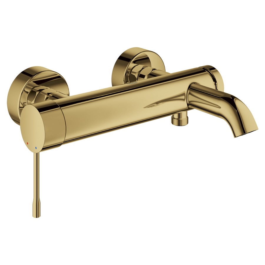Mélangeur de bain ESSENCE NEW
E 150 mm, raccords S
1/2" x 3/4" cachés
sans douche