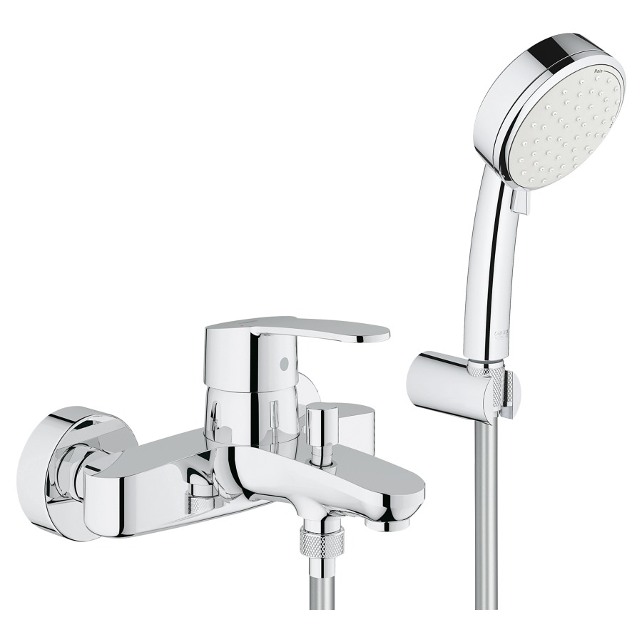 Mélangeur de bain EUROSTYLE
COSMOPOLITAN
S 173 mm, E 150±15 mm
raccords S 1/2" x 3/4" cachés
avec garniture de douche