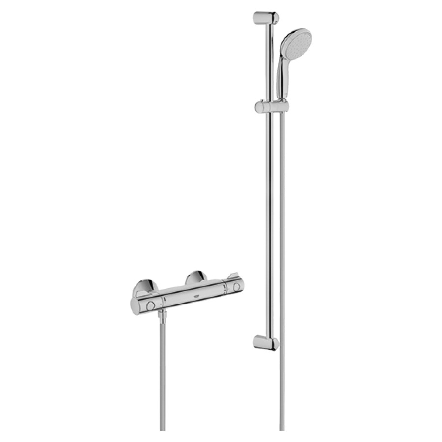 Garniture de douche GROHTHERM
800, thermostat Grohtherm
800, garniture de douche
Tempesta 100, glissière 90 cm