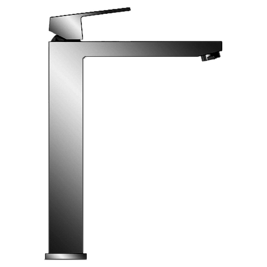 Mélangeur de lavabo EUROCUBE
S 180 mm, goulot fixe
haute colonne
H jusqu'à aérateur 247 mm
H levier ouvert 342 mm
cartouche en céramique EcoJoy
sans vidage
groupe acoustique I