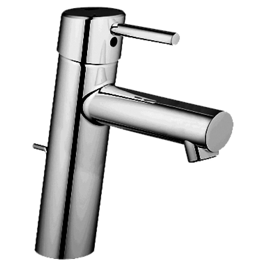 Mélangeur de lavabo CONCETTO
NEW, S 133 mm, goulot fixe
cartouche en céramique EcoJoy
vidage excentrique
groupe acoustique I