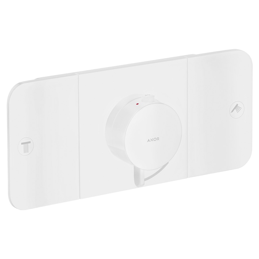 Thermostat ONE UP
Endmontageset
27 x 12 cm, Drucktasten
zur Steuerung von 2
Verbraucher, Durchflussmenge
je Verbraucher 24 l/min
Rückflussverhinderer
ohne Einbaukörper 757 036
Geräuschgruppe II