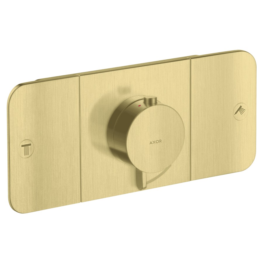 Thermostat ONE UP
Endmontageset
27 x 12 cm, Drucktasten
zur Steuerung von 2
Verbraucher, Durchflussmenge
je Verbraucher 24 l/min
Rückflussverhinderer
ohne Einbaukörper 757 036
Geräuschgruppe II