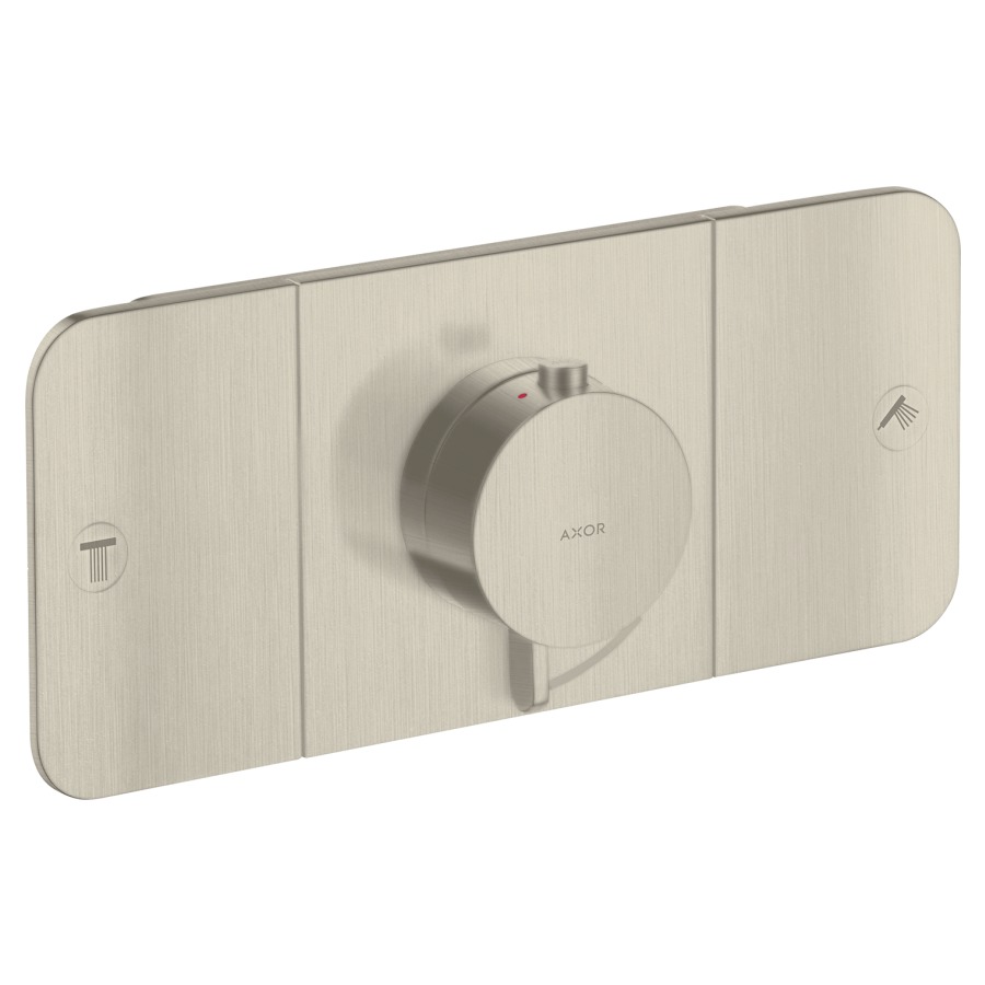 Thermostat ONE UP
Endmontageset
27 x 12 cm, Drucktasten
zur Steuerung von 2
Verbraucher, Durchflussmenge
je Verbraucher 24 l/min
Rückflussverhinderer
ohne Einbaukörper 757 036
Geräuschgruppe II