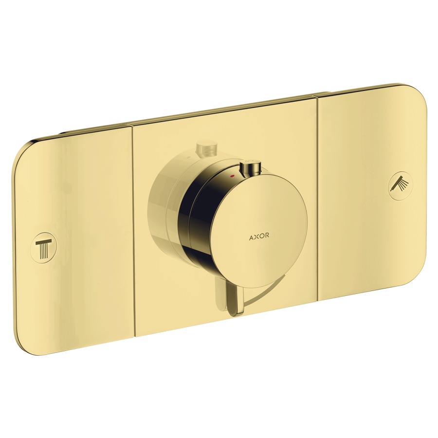 Thermostat ONE UP
Endmontageset
27 x 12 cm, Drucktasten
zur Steuerung von 2
Verbraucher, Durchflussmenge
je Verbraucher 24 l/min
Rückflussverhinderer
ohne Einbaukörper 757 036
Geräuschgruppe II