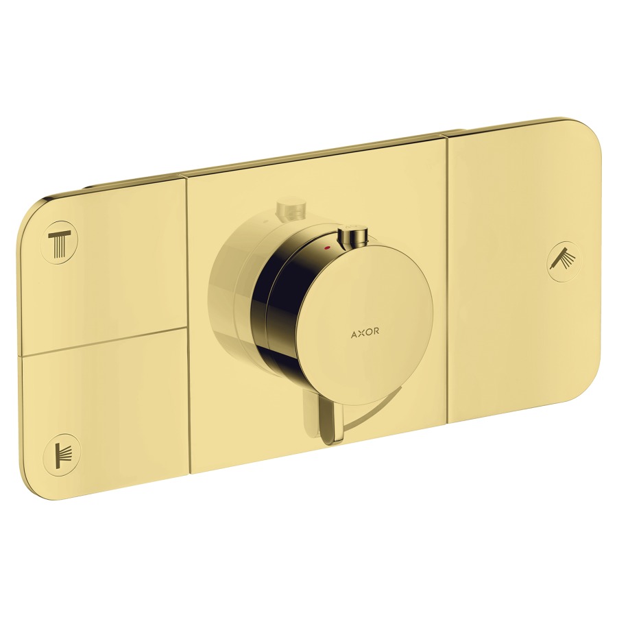 Thermostat ONE UP
Endmontageset
27 x 12 cm, Drucktasten
zur Steuerung von 3
Verbraucher, Durchflussmenge
je Verbraucher 24 l/min
Rückflussverhinderer
ohne Einbaukörper 757 036
Geräuschgruppe II