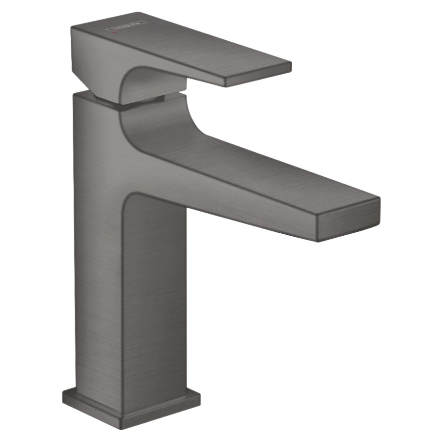 Mélangeur de lavabo METROPOL
110, S 135 mm, goulot fixe
avec vidage Push-Open, débit
5 l/min, groupe acoustique I