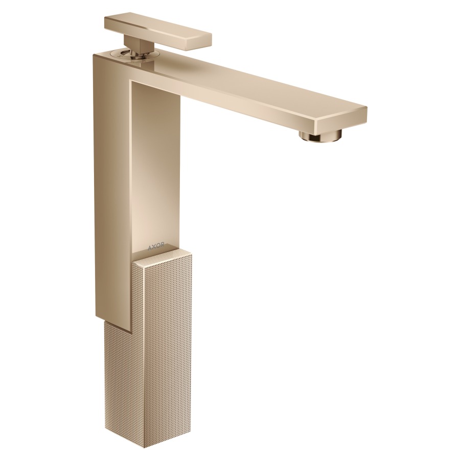 Waschtischmischer EDGE 280
A 180 mm, Auslauf fest, mit
Push-Open Ablaufgarnitur
Durchflussmenge 5 l/min
Geräuschgruppe I