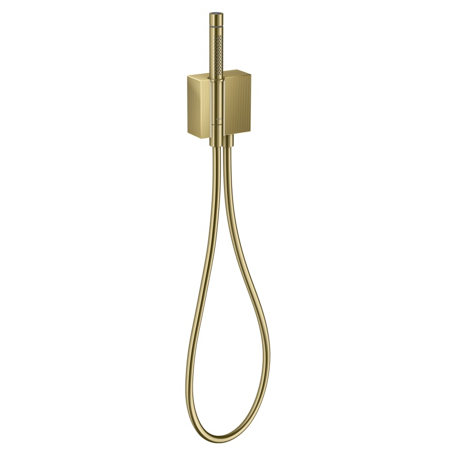 Brausegarnitur EDGE
Stabhandbrause 2jet
Brauseschlauch 125 cm
Brausehalter, Schlauchan-
schluss