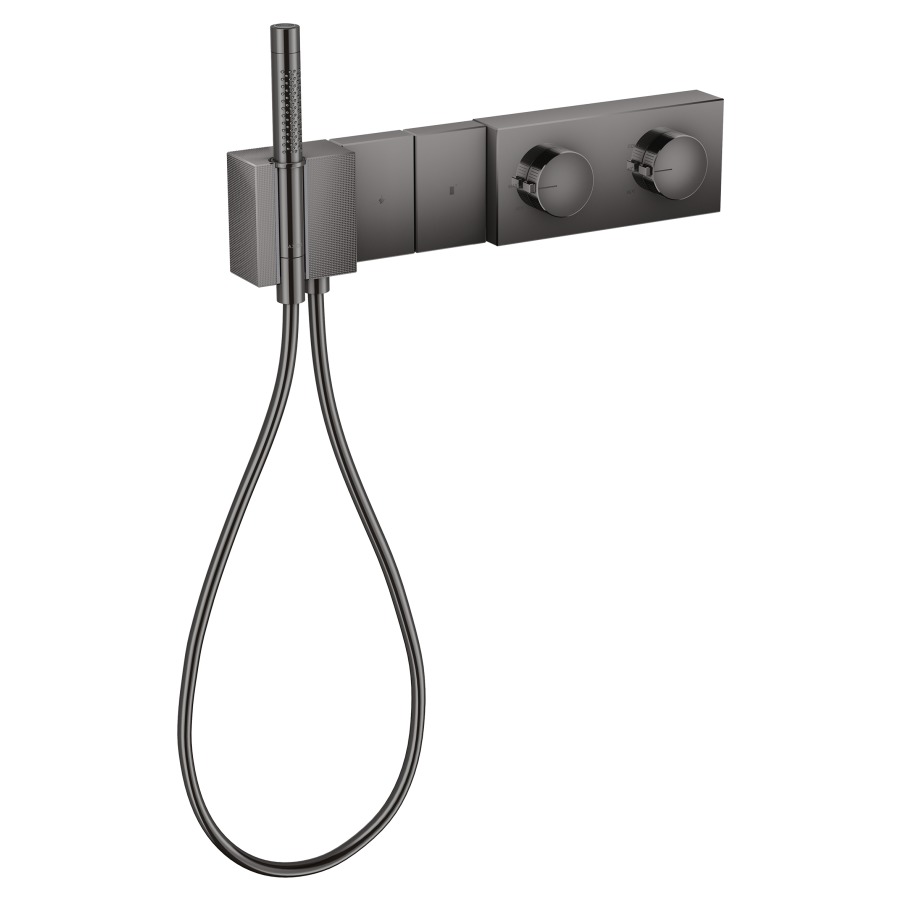 Thermostatmodul EDGE SELECT
470/100 UP Endmontageset
für Steuerung von 2
Verbrauchern, Brausehalter
Stabhandbrause, Brauseschlauch
ohne Einbaukörper 757 039