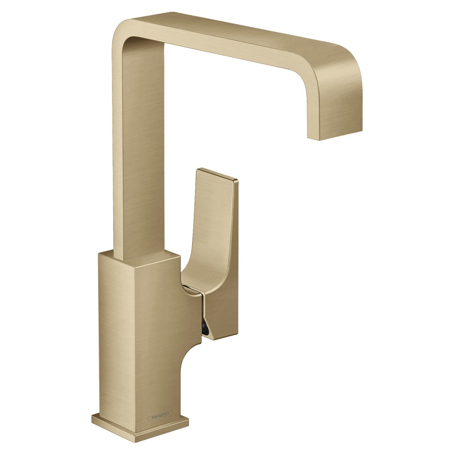 Mélangeur de lavabo METROPOL
230, S 165 mm, goulot
orientable, avec vidage Push-
Open, débit 5 l/min
groupe acoustique I