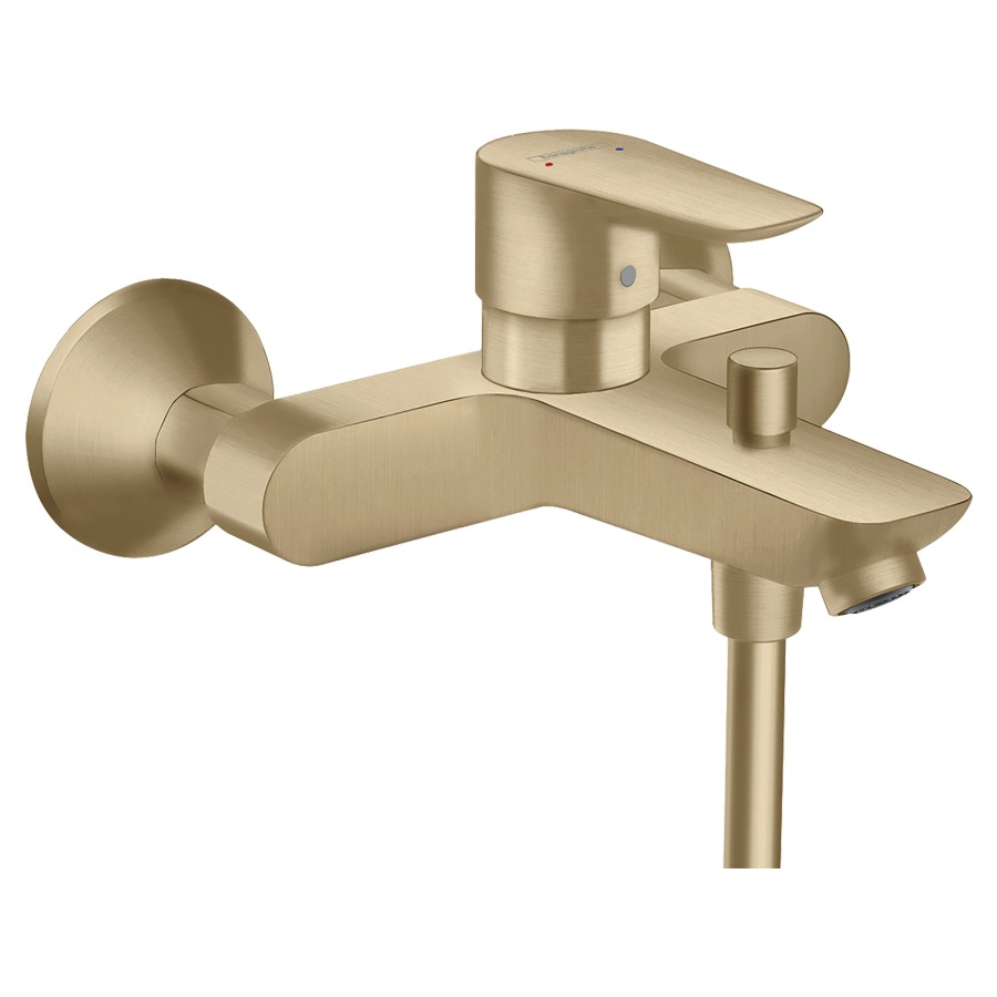 Mélangeur de bain TALIS E
E 138-162 mm, 1/2", raccords S
sans garniture de douche