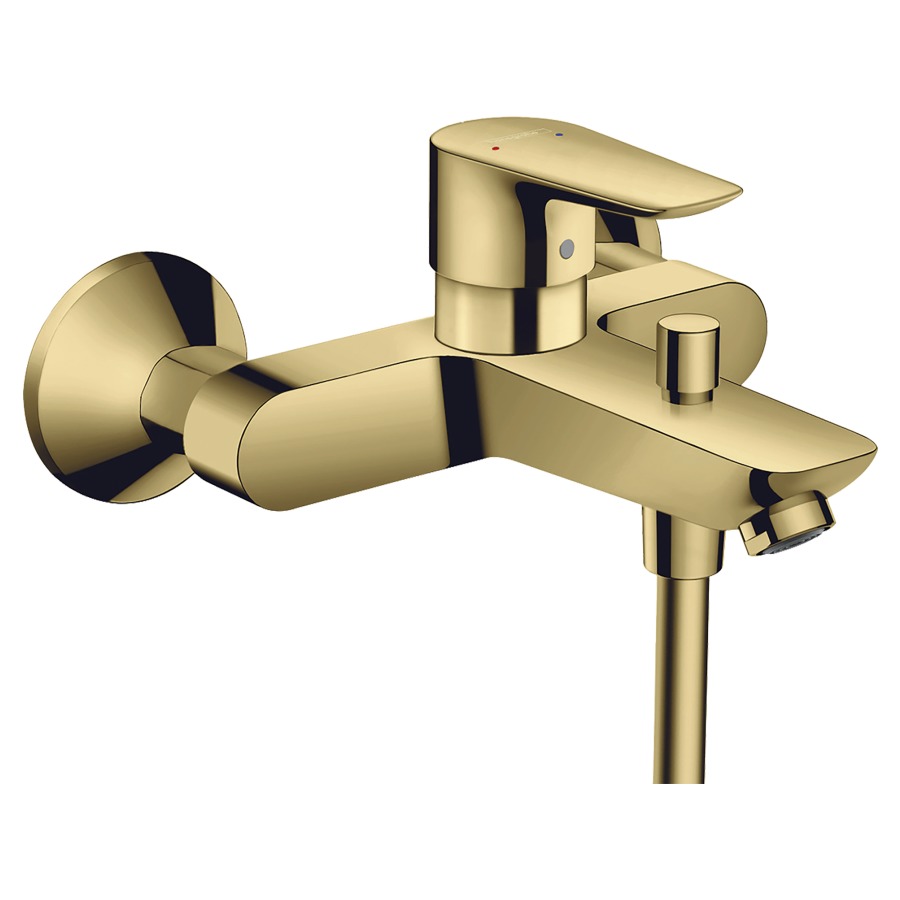 Mélangeur de bain TALIS E
E 138-162 mm, 1/2", raccords S
sans garniture de douche