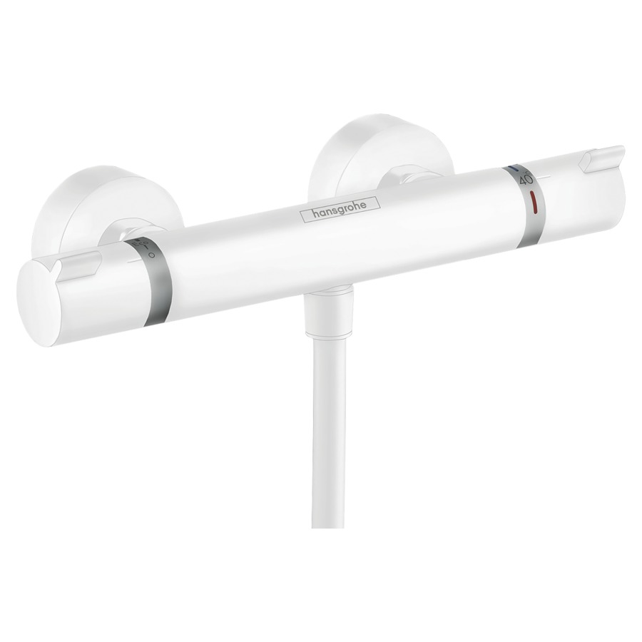 Mélangeur de douche ECOSTAT
COMFORT thermostat
E 138-162 mm, raccords S, sans
garniture de douche, débit
17 l/min, groupe acoustique I