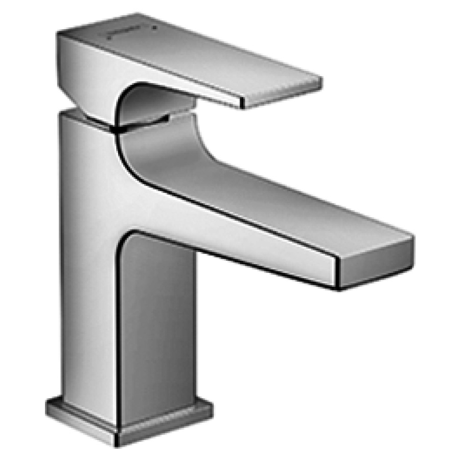 Mélangeur de lavabo METROPOL
100, S 127 mm, goulot fixe
avec vidage Push-Open, débit
5 l/min, groupe acoustique I