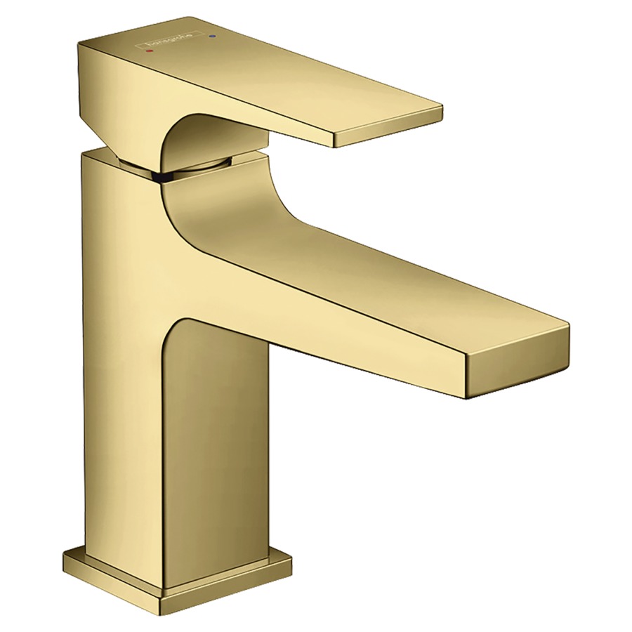 Mélangeur de lavabo METROPOL
100, S 127 mm, goulot fixe
avec vidage Push-Open, débit
5 l/min, groupe acoustique I