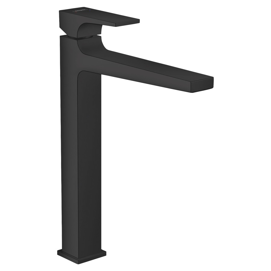 Mélangeur de lavabo METROPOL
260, S 204 mm, goulot fixe
avec vidage Push-Open, débit
5 l/min, groupe acoustique I