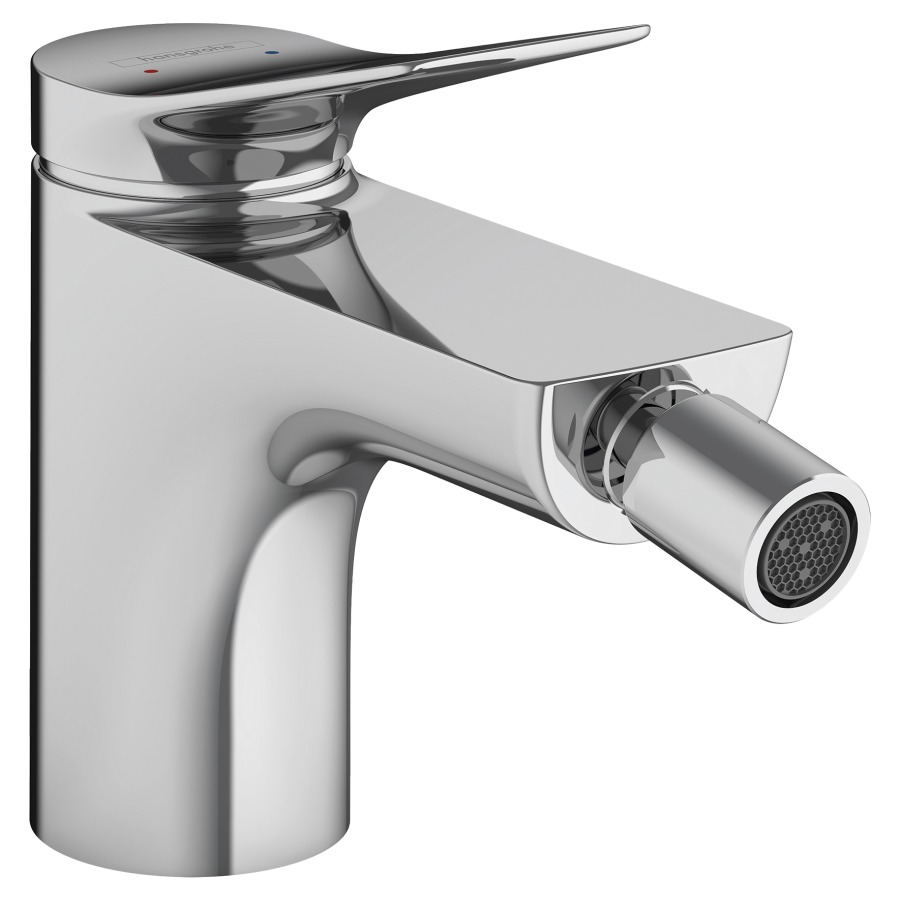 Mélangeur de bidet VIVENIS
S 130 mm, goulot fixe
buse orientable, avec vidage
excentrique