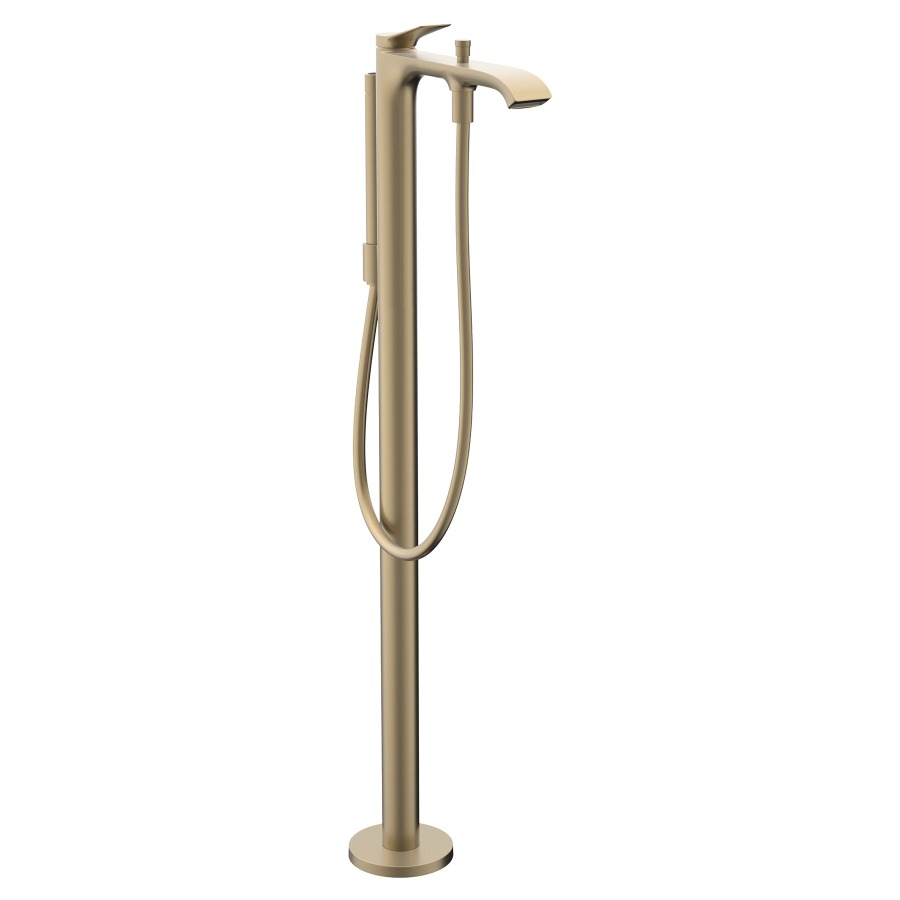 Mélangeur de bain VIVENIS
S 236 mm, goulot fixe
H jusqu'à aérateur 840-920 mm
avec colonne pour montage à
pose libre, douche à main
tuyau de douche, support de
douche, sans corps à encastrer
758 415