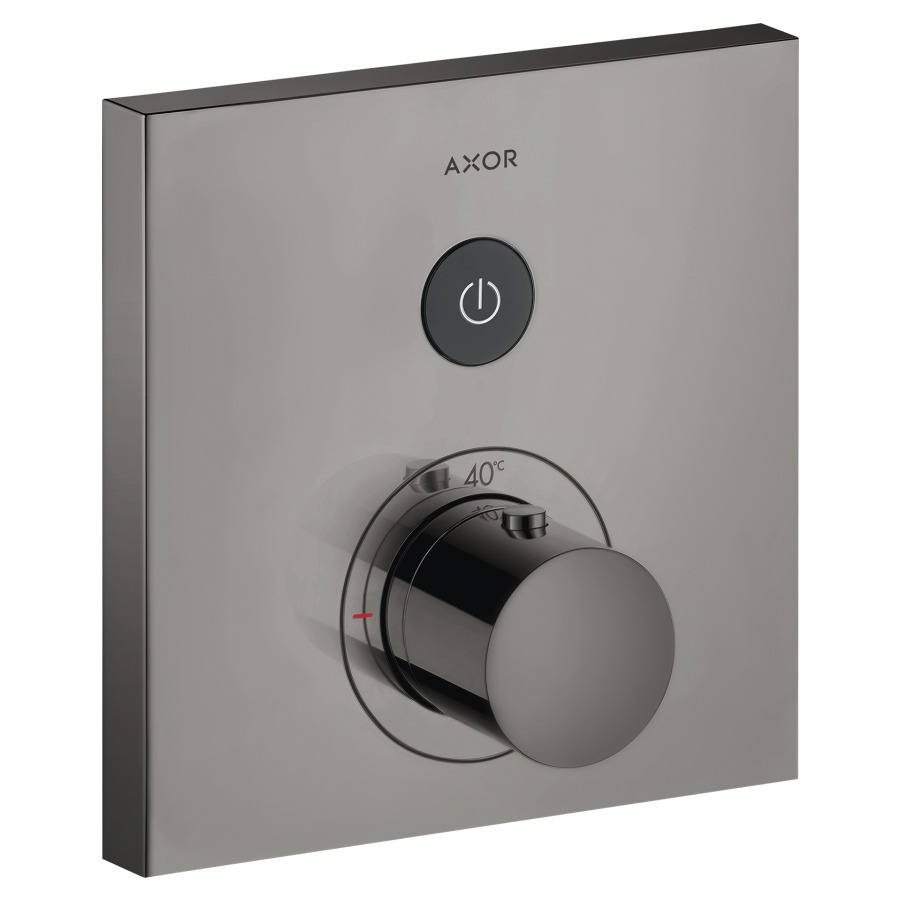 Thermostat SHOWERSELECT
SQUARE UP, Endmontageset
17 x 17 cm, Drucktasten, zur
Steuerung von 1 Verbraucher
Durchflussmenge 26 l/min
ohne Einbaukörper 757 011