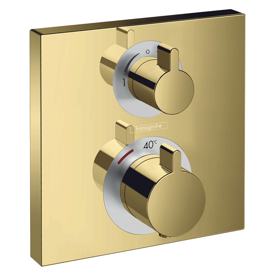 Thermostat ECOSTAT SQUARE
set de montage final
15,6 x 15,6 cm, commander 2
fonctions, sans corps à
encastrer 757 011
débit 26 l/min
groupe acoustique I