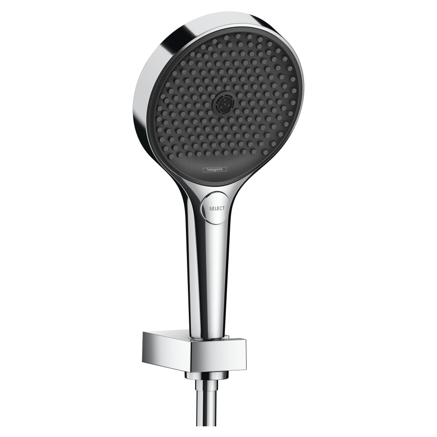 Garniture de douche RAINFINITY
130, 3jet, PowderRain/Intense
PowderRain/MonoRain
tuyau de douche 125 cm
support de douche
