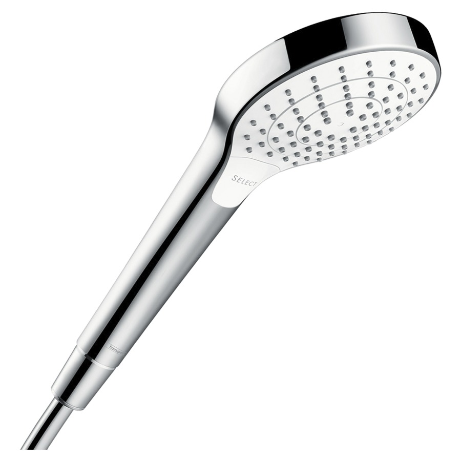 Douche à main CROMA SELECT S
110, Vario EcoSmart
Quick Clean, D 11 cm
changement de jet
via le bouton Select
Rain/TurboRain/IntenseRain
débit 9 l/min