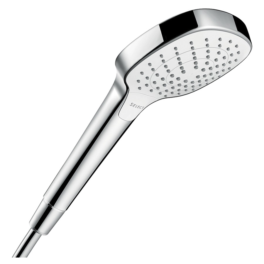 Douche à main CROMA SELECT E
110, Vario EcoSmart
Quick Clean, D 11 cm
changement de jet
via le bouton Select
Rain/TurboRain/IntenseRain
débit 9 l/min