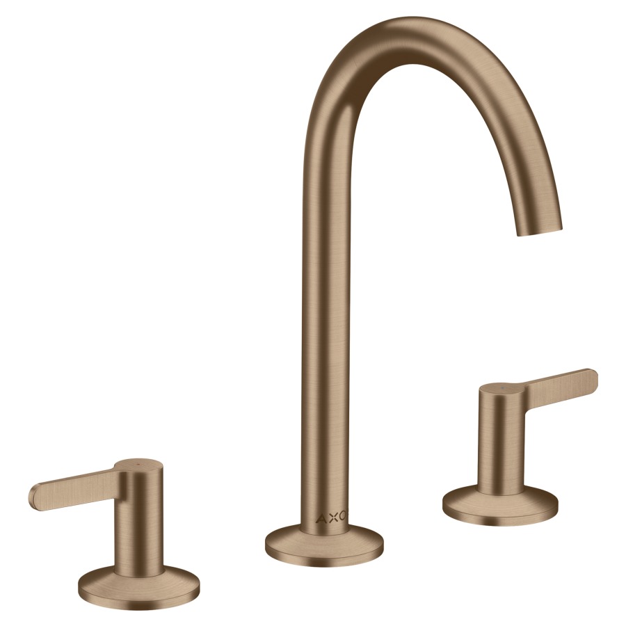 Waschtisch-Dreilochmischer ONE
170, A 140 mm, Schwenkauslauf
mit Push-Open Ablaufgarnitur
Durchflussmenge 4,8 l/min
Geräuschgruppe I