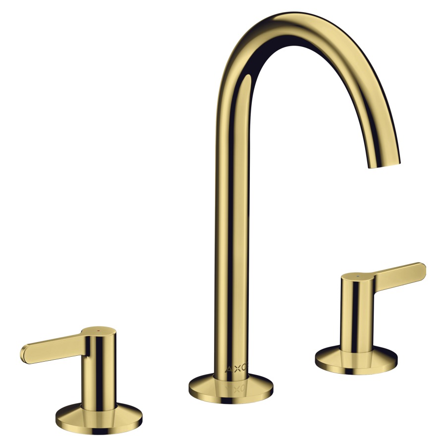 Waschtisch-Dreilochmischer ONE
170, A 140 mm, Schwenkauslauf
mit Push-Open Ablaufgarnitur
Durchflussmenge 4,8 l/min
Geräuschgruppe I