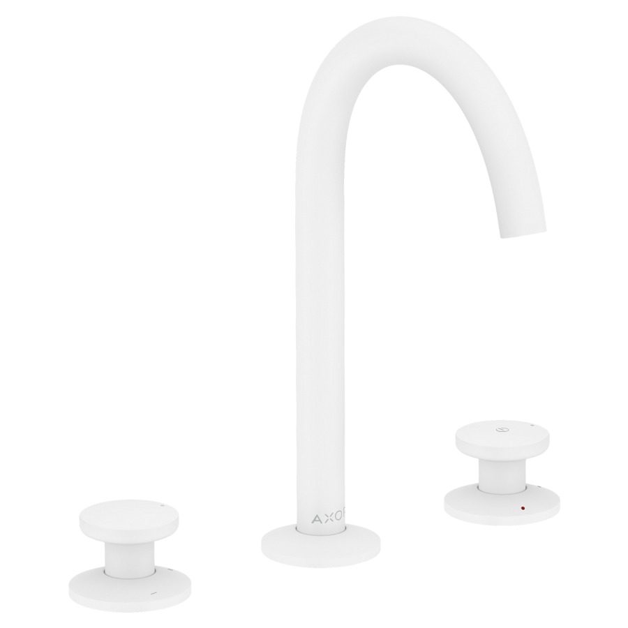 Waschtisch-Dreilochmischer ONE
SELECT 170
A 140 mm, Schwenkauslauf
mit Push-Open Ablaufgarnitur
Durchflussmenge 4,8 l/min
Geräuschgruppe I