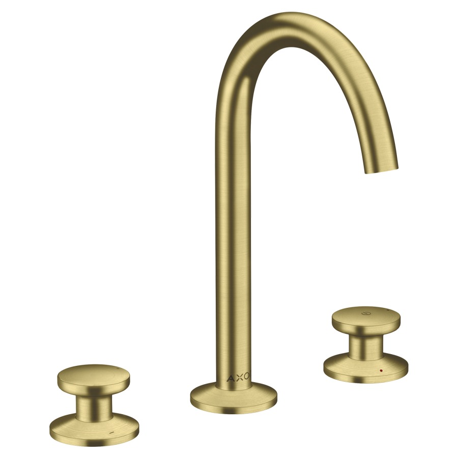 Waschtisch-Dreilochmischer ONE
SELECT 170
A 140 mm, Schwenkauslauf
mit Push-Open Ablaufgarnitur
Durchflussmenge 4,8 l/min
Geräuschgruppe I