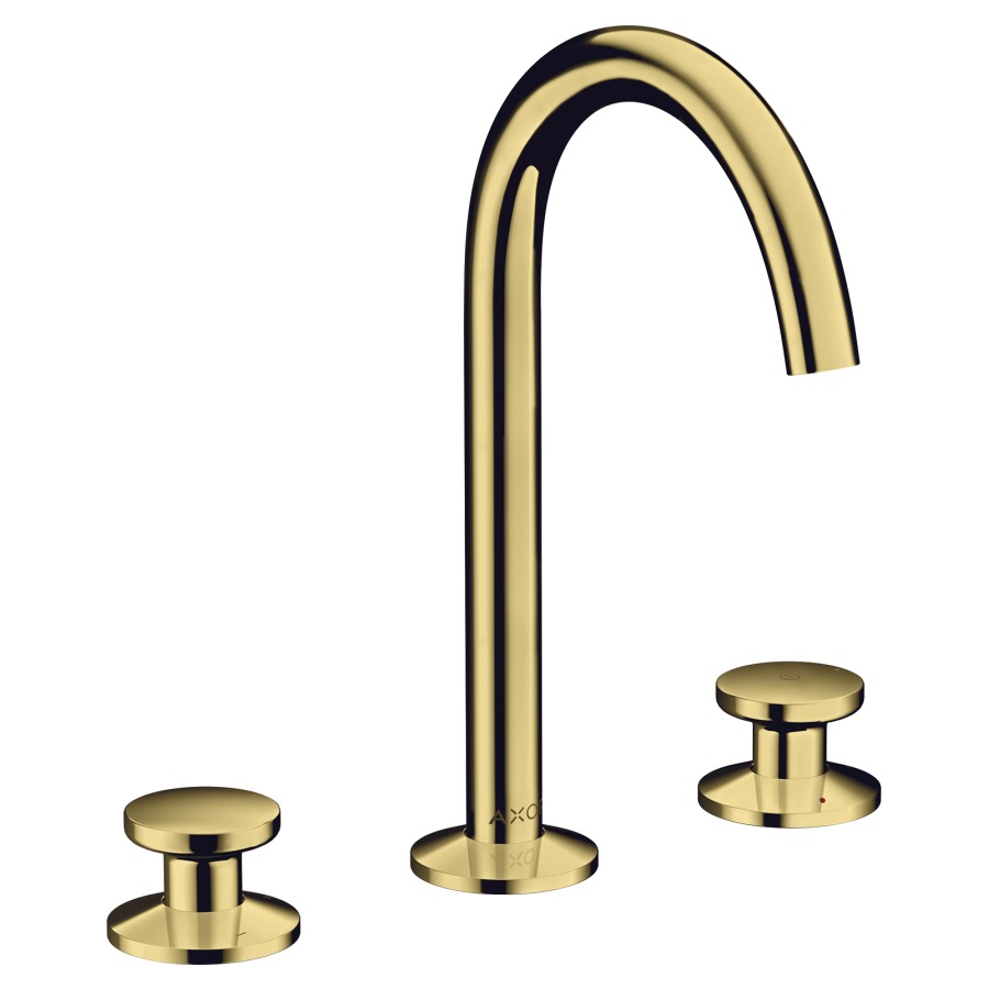 Waschtisch-Dreilochmischer ONE
SELECT 170
A 140 mm, Schwenkauslauf
mit Push-Open Ablaufgarnitur
Durchflussmenge 4,8 l/min
Geräuschgruppe I