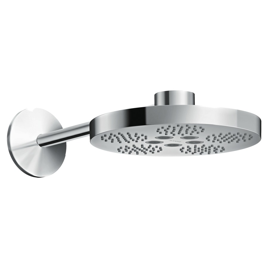 Douche murale ONE 280
D 28 cm, 2jet PowderRain/Rain
débit 12 l/min, bras de douche
38,9 cm, groupe acoustique II
sans corps à encastrer 757 044