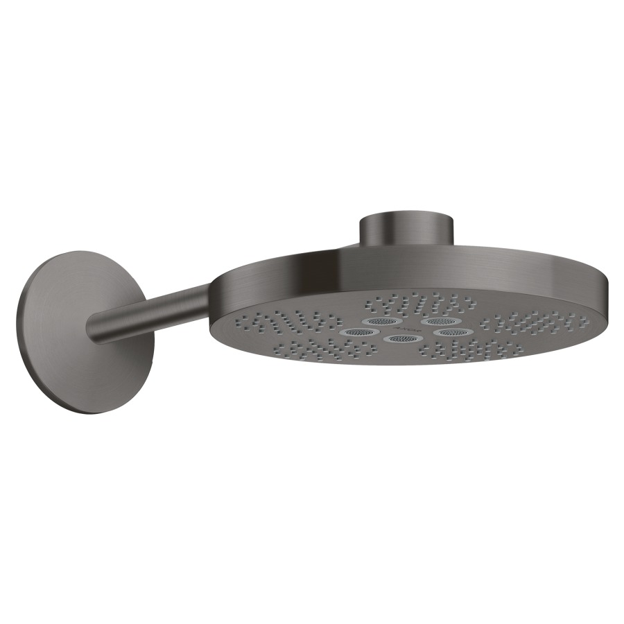Wandbrause ONE 280
D 28 cm, 2jet PowderRain/Rain
Durchflussmenge 12 l/min
Brausearm 38,9 cm
Geräuschgruppe II
ohne Einbaukörper 757044