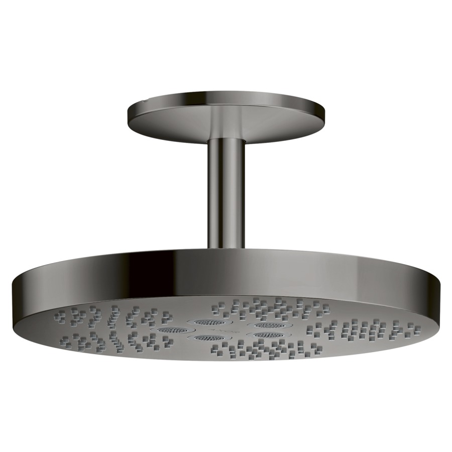 Deckenbrause ONE 280
D 28 cm, 1jet PowderRain und
Rain in Kombination
Kugelgelenk, Durchflussmenge
12,2 l/min, Deckenbrausearm
12 cm, Geräuschgruppe II