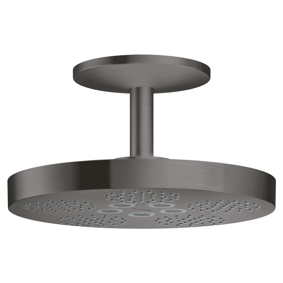 Deckenbrause ONE 280
D 28 cm, 2jet PowderRain/Rain
Durchflussmenge 12,5 l/min
Deckenbrausearm 21,1 cm
Geräuschgruppe II
ohne Einbaukörper 757 019