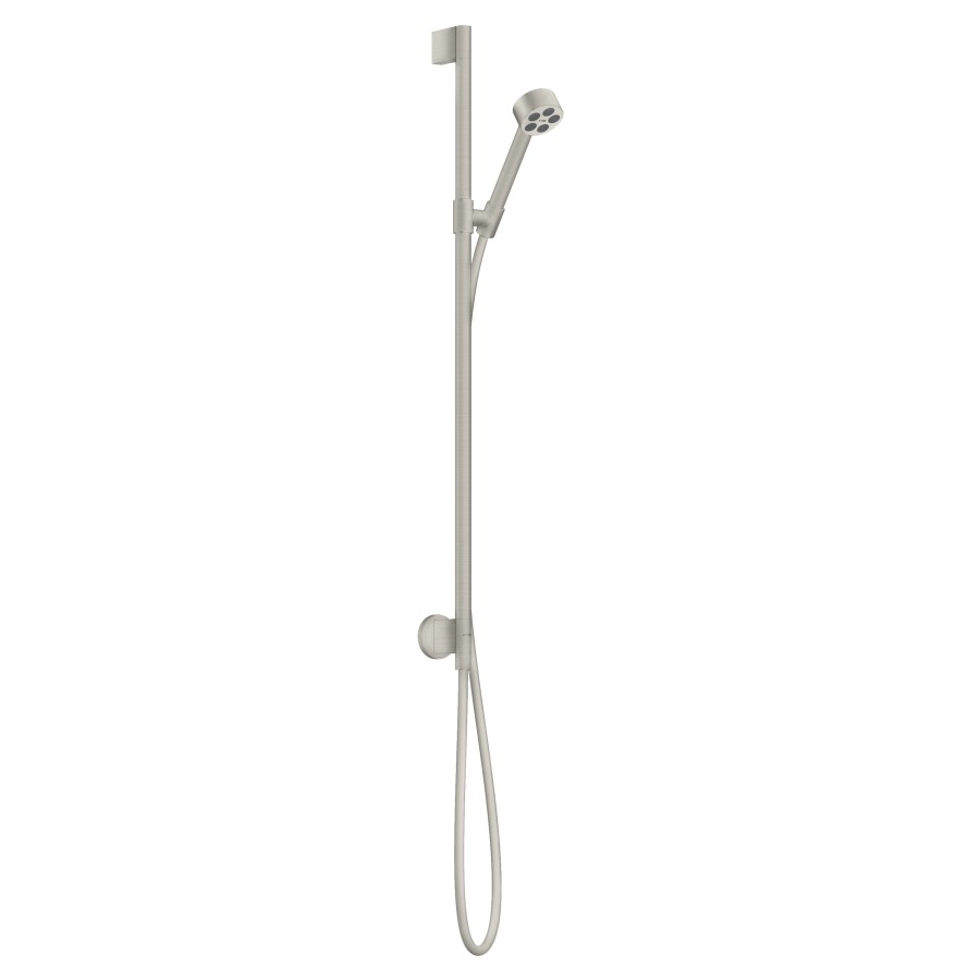 Brausegarnitur ONE 75
EcoSmart, 1jet PowderRain
Handbrause, Duschengleitstange
Brauseschlauch, Brausehalter
Durchflussmenge 9,1 l/min