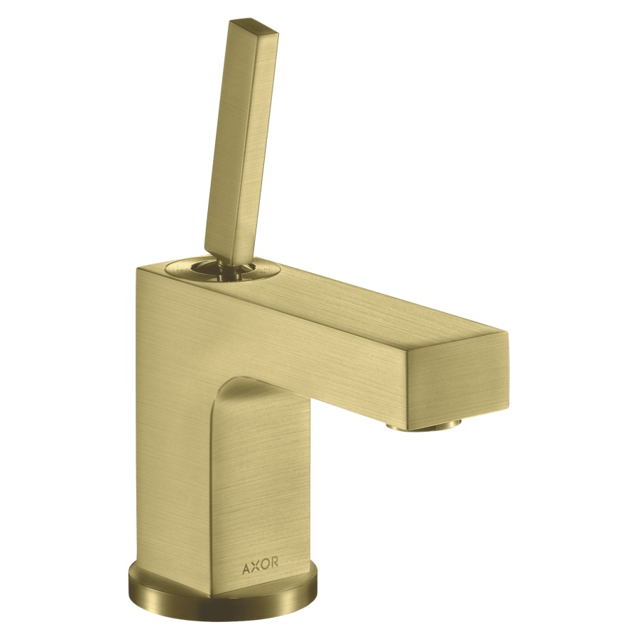 Mélangeur de lavabo CITTERIO
80, S 104 mm, goulot fixe
H jusqu'à aérateur 77 mm
poignée à levier
vidage excentrique, débit
5 l/min, groupe acoustique I