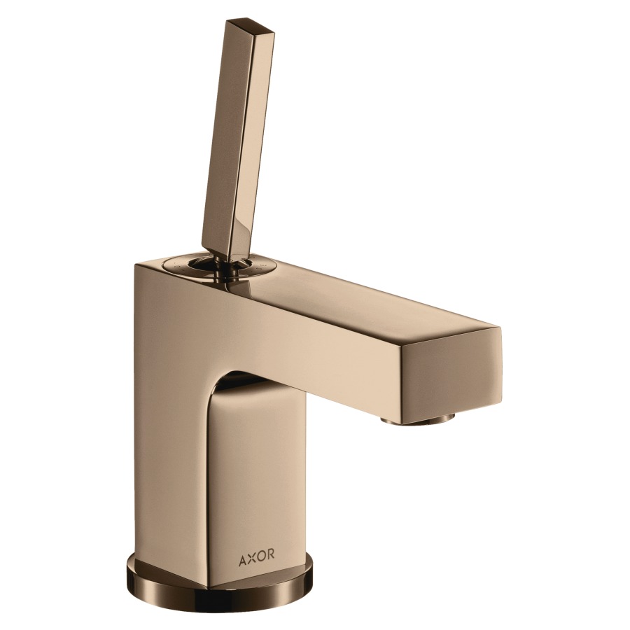 Mélangeur de lavabo CITTERIO
80, S 104 mm, goulot fixe
H jusqu'à aérateur 77 mm
poignée à levier
vidage excentrique, débit
5 l/min, groupe acoustique I
