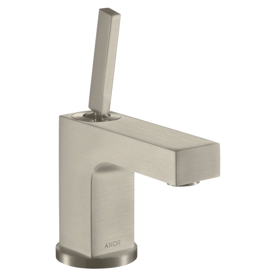 Mélangeur de lavabo CITTERIO
80, S 104 mm, goulot fixe
H jusqu'à aérateur 77 mm
poignée à levier
vidage excentrique, débit
5 l/min, groupe acoustique I