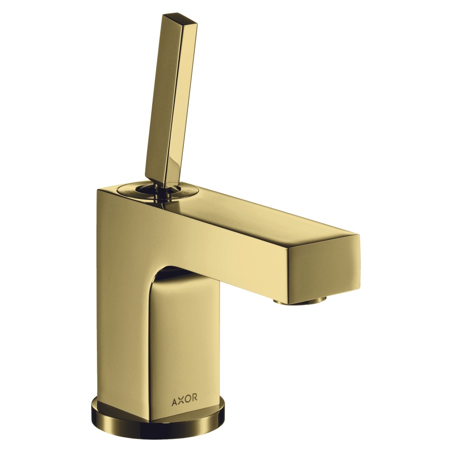 Mélangeur de lavabo CITTERIO
80, S 104 mm, goulot fixe
H jusqu'à aérateur 77 mm
poignée à levier
vidage excentrique, débit
5 l/min, groupe acoustique I